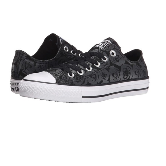rose print converse